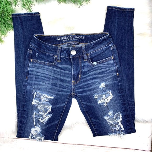 American Eagle Outfitters Denim - 👖|•AEO 🦅•| Destroyed Jegging Sz 00 L28👖